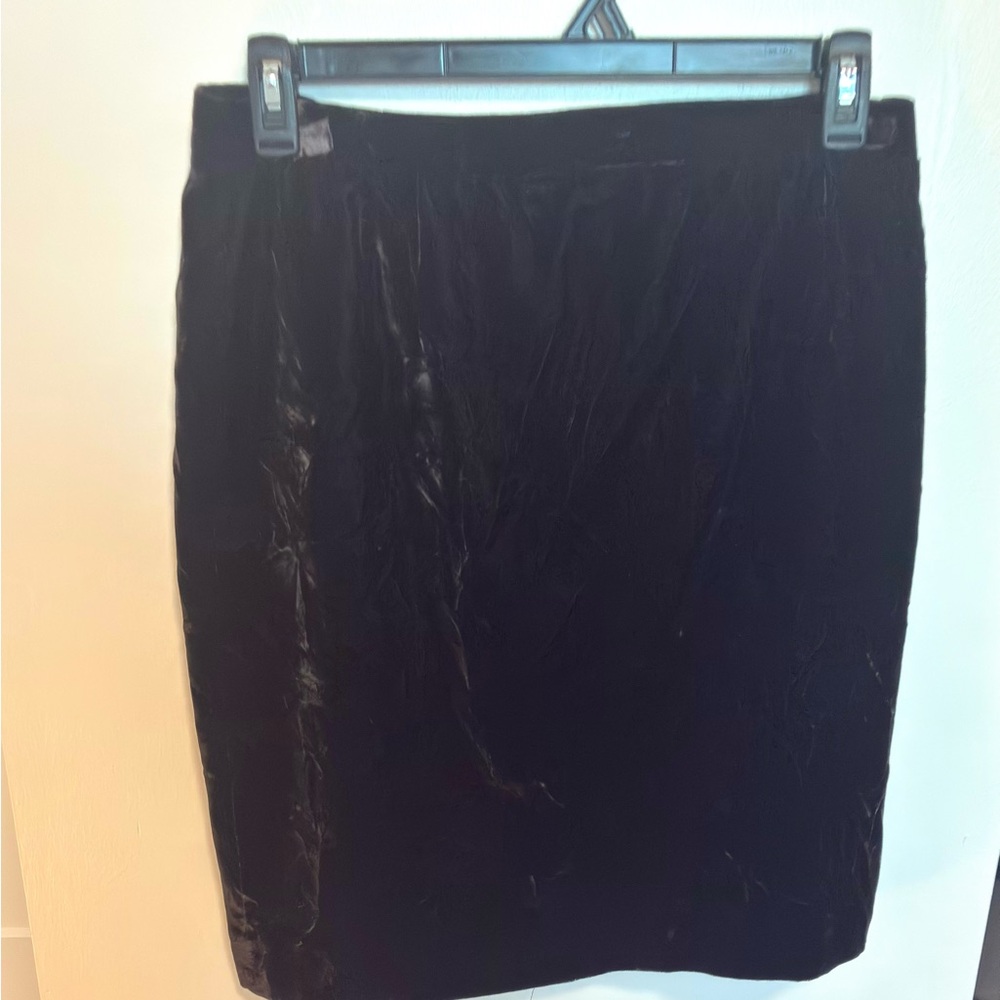 Vintage Giorgio Armani Classic Black Pencil Skirt, large, 14